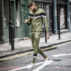 Conjunto Deportivo de Invierno Personalizado para Hombre, con Capucha, 2 Piezas, Ligero, 100% Algodón, Trajes Deportivos para Correr, Todas las Tallas - Product Image 2