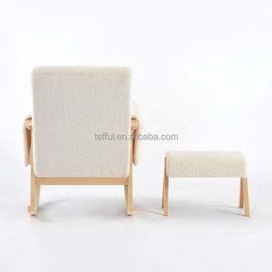 Silla Mecedora Reclinable Moderna Tapizada para Bebés, con Movimiento Suave, para Cuarto de Bebé, Dormitorio, Sala de Estar, Apartamento, Oficina en Casa - Product Image 5