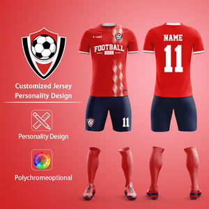 Maglia da calcio retrò professionale personalizzata divisa da squadra sportiva per gli uomini bambini adulti personalizzato sublimazione calcio indossare gilet - Product Image 2