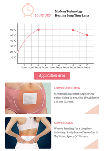 Parches de Terapia de Calor Adhesivos con Logotipo Personalizado, Almohadillas de Calor Instantáneo de 10-12 Horas, Parches Térmicos para el Dolor Menstrual, Parche Calentador Corporal - Product Image 4
