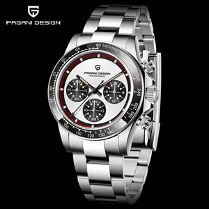 New PAGANI DESIGN 1676 New Men's Watches Quartz Wrist Watch Men <strong>Retro</strong> Sports Chronograph Japan VK63 Sapphire Glass <strong>Clock</strong> - Product Image 3