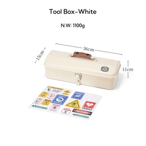 Caja de Almacenamiento Metálica Portátil con Pegatinas para Camping y Senderismo, Organizador de Hierro para Equipo de Exterior, Herramienta Práctica de Hierro para Campistas - Product Image 4