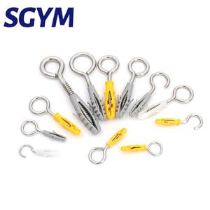 Gancho de ojo de acero inoxidable 304, Perno de tornillo abierto, cerrado, autorroscante, tornillo de Copa, tornillo de madera, gancho de signo de interrogación - Product Image 6