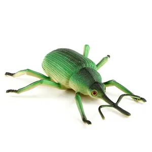 17cm beetle insect model gift natural world animal toy for kids educational