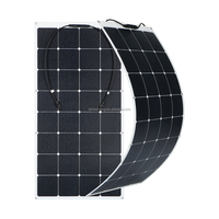 Panneaux Solaires Coûts Panneau Solaire Monocristallin 100W 120W 200W Panneaux Solaires Flexibles pour le Maroc