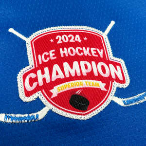 เสื้อฮอกกี้น้ำแข็งพิมพ์ลายแบบซับลิเมชั่นเต็มตัว คุณภาพดีเยี่ยม เนื้อผ้าตาข่าย แห้งเร็ว ระบายอากาศได้ดี พร้อมงานปัก - Product Image 4