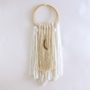 <span class=keywords><strong>Attrape</strong></span>-rêves en plumes de style ange, 20x55cm, 3 couleurs, artisanat populaire fait à la main, kit d'<span class=keywords><strong>attrape</strong></span>-rêves - Product Image 3