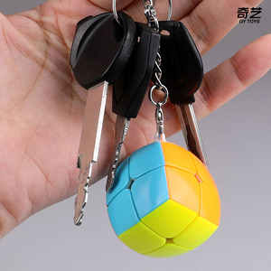 Qiyi 2x2 Keychain Rubik's <b>Cube</b> 3.5cm Mini <b>Puzzle</b> Pendant For Youth And Kids Unisex Toy - Product Image 1