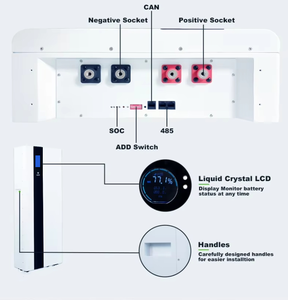Batterie au lithium LiFePO4 48V 150Ah, station d'alimentation portable pour stockage d'énergie solaire avec boîtier étanche IP65 et garantie de 10 ans - Product Image 6