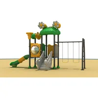 Parco giochi all'aperto in plastica con altalena jungle gym parco giochi all'aperto per bambini per giardino nel cortile