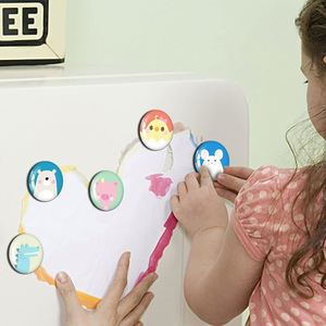 MORCART 30pcs Modern Design Cute Animal Refrigerator Magnets <b>Whiteboard</b> Decorative <b>Magnetic</b> Stickers with Resin Logo Style - Product Image 3