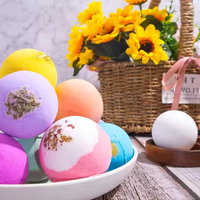 Bombes de bain effervescentes bio hydratantes pour peaux sèches au beurre de karité – Vente en gros