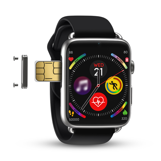 3g+32GB 4G Smart Watch Sim Card Built Programmable Luxury Android 7.1 Smart Watch DM20 GPS WIFI Wireless Call