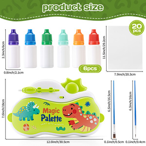 Set <span class=keywords><strong>de</strong></span> Dibujo Mágico Transfronterizo <span class=keywords><strong>de</strong></span> Plástico para Niños <span class=keywords><strong>de</strong></span> 4 a 6 Años, Paleta <span class=keywords><strong>de</strong></span> Arte <span class=keywords><strong>de</strong></span> Graffiti que Revela Colores, Pintura Mágica Educativa - Product Image 4