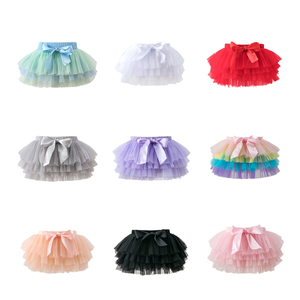 Conjunto de Falda Tutú de Malla con Volumen para Niñas, con Diadema de Lazo y Flor, Vestido Tutú para <span class=keywords><strong>Fiesta</strong></span> y Baile - Product Image 3