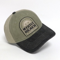 Fabrikpreis Maßgefertigte Bestickte Logo 6-Panel Freizeit-Sportmützen Unisex Atmungsaktive Gewaschene Baumwolle Retro Unstrukturierte Dad Hats