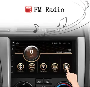 Otomobil radyosu 2 din 7 "çift din dokunmatik 7-inch GM otomatik stereo müzik MP4 Mp5 video araç DVD oynatıcı oyuncu 2 Din reproductor de dvd de coche