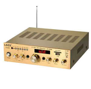 <span class=keywords><strong>Amplificador</strong></span> <span class=keywords><strong>de</strong></span> Audio para el Hogar <span class=keywords><strong>de</strong></span> 400W, BT5.0, Clase D, Altavoz <span class=keywords><strong>de</strong></span> Potencia <span class=keywords><strong>de</strong></span> <span class=keywords><strong>5</strong></span> <span class=keywords><strong>Canales</strong></span>, Compatible con Grabación para Altavoces <span class=keywords><strong>de</strong></span> 4-16Ω, AV-608B - Product Image 2