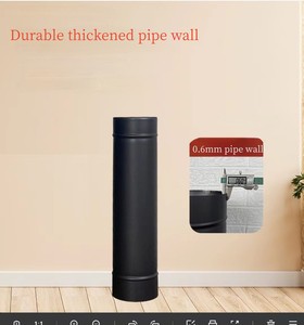 Accesorios para chimenea, tubo <span class=keywords><strong>de</strong></span> humo <span class=keywords><strong>de</strong></span> acero inoxidable 304, accesorios <span class=keywords><strong>de</strong></span> instalación a juego <span class=keywords><strong>de</strong></span> doble capa para chimenea <span class=keywords><strong>de</strong></span> <span class=keywords><strong>leña</strong></span> - Product Image 6