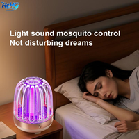 Piège à insectes LED UV anti-moustiques, lampe tue-insectes IP65, lumière bleue écologique à intensité variable, batterie incluse pour le camping