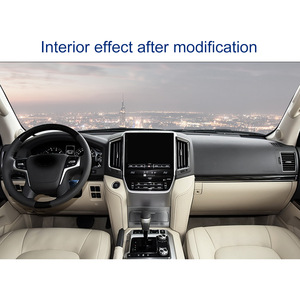 ชุดแผงแผงหน้าปัดรถยนต์ครบชุดสำหรับ Toyota Land Cruiser LC200 2008-2015การปรับเปลี่ยนชิ้นส่วนภายในทำจากพลาสติก - Product Image 4