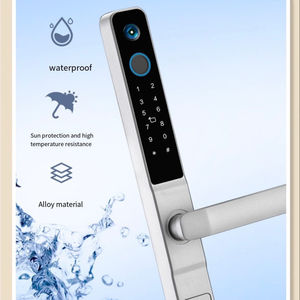 WiFi étanche Cerradura Inteligente coffre-fort principal serrure <span class=keywords><strong>de</strong></span> porte numérique empreinte digitale TTlock serrures intelligentes pour appartement avant interne - Product Image 2