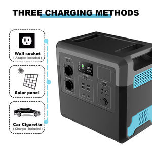 Hệ Thống Năng Lượng Pin Lifepo4 Ngoài Trời Cắm Trại Dự Phòng Sạc 1500W 2400W Trạm Năng Lượng Mặt Trời Di Động - Product Image 3