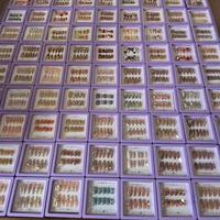Lot de 10 faux ongles en ABS réutilisables, faits main, de luxe, à couverture complète, faciles à appliquer, pré-conçus, en gros