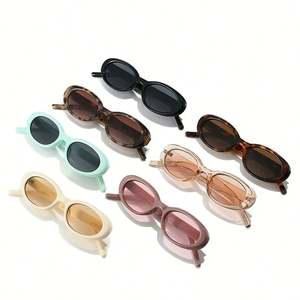 Gafas de Sol Retro de Moda 2025 con Logotipo Personalizado, Estilo Punk con Estampado de Leopardo, Protección UV400, Montura Pequeña Ovalada, Estilo Y2K - Product Image 4