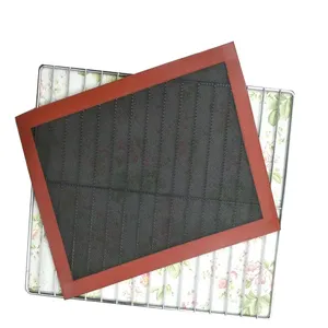 Half sheet Premium Non-Stick perforated Silicone Baking Mat for Bread Steaming Mesh Pad