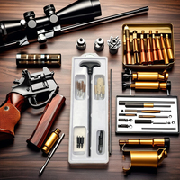 Nettoyeur universel de pistolet de calibre 12 pour les accessoires de chasse avec une brosse d'alésage durable