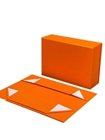 Boîte pliante monobloc fabriquée en Chine, personnalisable, en gros, impression de logo sur mesure, couvercle à rabat magnétique quadricolore, doublure en satin