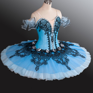 Tutu Oriental Classique Professionnel Bleu Le Corsaire Variation Danseur Personnalisé Bluebird 12 Couches Ballet Tutu - Product Image 5