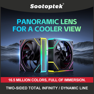 ארגב סינכרון 120 מ "מ במקרה מאוורר 5v 3-פין טמפרטורת שליטה רעש שקטה עבור משחקי מחשב - Product Image 4