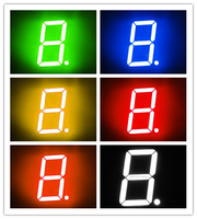 2.3 pouces sept segments 1 numérique numérique à 7 segments led affichage numérique