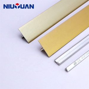 Niuyuan OEM nhà máy kim loại sàn chuyển tiếp dải nhôm t hình dạng gạch TRIM - Product Image 3