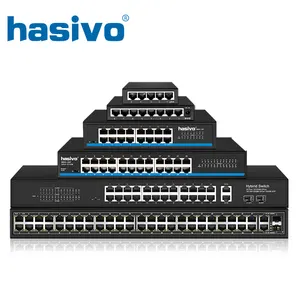 5 8 16 24 48 יציאת Ethernet VLAN 10/100M רשת מתג עבור דיור רשת ניטור שולחן העבודה Ethernet מתג