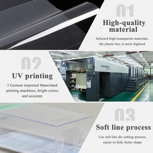 Cajas de embalaje personalizadas de gran volumen, <span class=keywords><strong>caja</strong></span> de plástico cuadrada rígida transparente para condón u otras necesidades diarias - Product Image 5