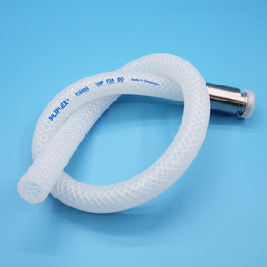 Tuyau en <span class=keywords><strong>silicone</strong></span> renforcé tressé en fibre de verre de qualité alimentaire, <span class=keywords><strong>tube</strong></span> en <span class=keywords><strong>silicone</strong></span> <span class=keywords><strong>transparent</strong></span>, tuyau tressé pour usage médical - Product Image 6