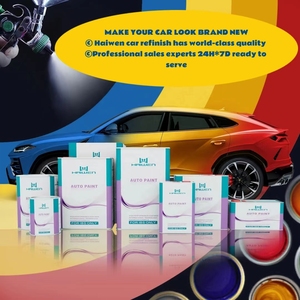Haiwen marca 1K UV barniz acrílico oro sólido <span class=keywords><strong>brillante</strong></span> <span class=keywords><strong>Plata</strong></span> Perla <span class=keywords><strong>pintura</strong></span> metálica para coche <span class=keywords><strong>pintura</strong></span> de revestimiento de buena calidad para reparación de automóviles - Product Image 6