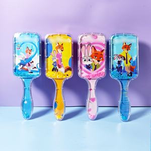 Q Versiyonu K-pop Kızları Zootopia'da Örümcekler Saç Açıcı Fırça Mesajlı Kendinden Temizlemeli Çocuklar İçin Karikatür Hava Yastıklı Tarak Ev İçin - Product Image 2