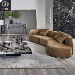 Ensemble de canapés en tissu bleu pour toute la maison, meubles de maison modernes - Product Image 3
