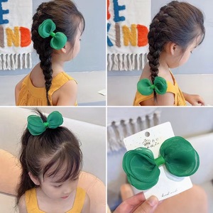 Mesh <b>bow</b> hair <b>clip</b> for girls, side <b>clip</b>, bangs <b>clip</b>, hair accessory, new style for girls in 2022. - Product Image 3