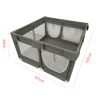 Offre Spéciale personnalisé gris profond chat chien ramper clôture grand espace animal de compagnie jouer piscine à balles Style moderne intérieur extérieur jouets