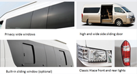 Mini bus électrique 6m, batterie LiFePO4, autonomie 400 km, design coloré, luxe, neuf