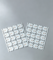 Circuit imprimé en aluminium LED personnalisé, épaisseur 1,6 mm, couche de cuivre 35 µm, certifié RoHS et UL, pour projecteur MR16 GU10