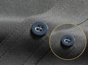 Setelan Kasual Pria 2 Potong Bahan Rajut Bernapas, Kemeja Lengan Pendek & Celana Panjang, Kerah Kancing, Warna Solid untuk Musim Panas - Product Image 4