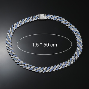Collar Geométrico Chapado en Oro de Doble Color Estilo Hiphop Clásico, Cadena de Aleación Vintage para Hombre, Joyería de Moda - Product Image 5