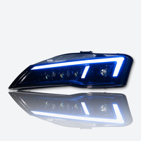 Phares avant BBA pour Audi R8 2007-2015, lentilles de mise à niveau, phares LED avec signalisation dynamique, Plug and Play