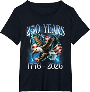 เสื้อถักลายกราฟิกฉลองครบรอบ 250 ปี พร้อมส่ง สำหรับผู้ชาย น้ำหนัก 180 กรัม ผ้าฝ้าย 100% เป็นมิตรกับสิ่งแวดล้อม ระบายอากาศได้ดี สไตล์วินเทจ ลายธงชาติอเมริกา - Product Image 1